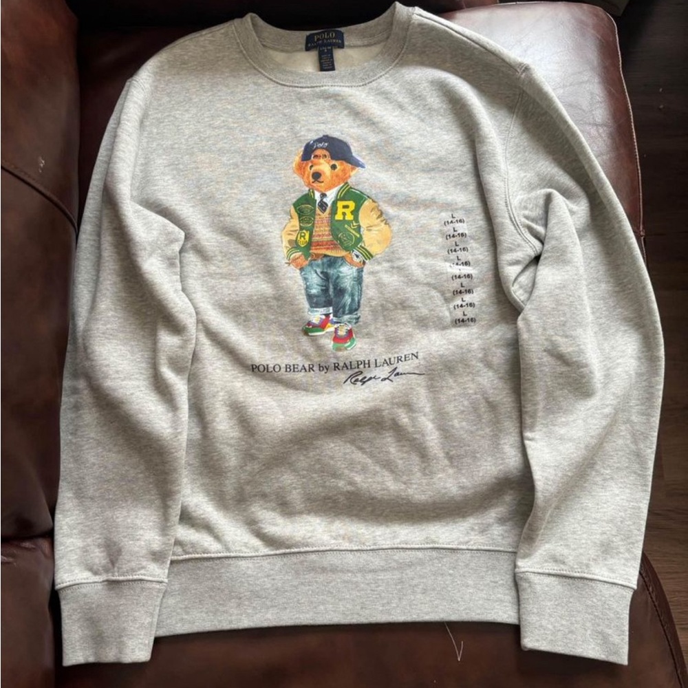 Polo Girl’s Bear Sweatshirt (Kids) NWT